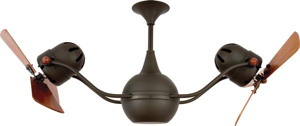 Vent Bettina Bronze Ceiling Fan - Wood Blades